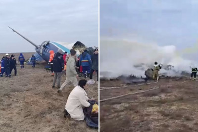 Aktauda təyyarə qəzasında xəsarət alan 25 nəfər xəstəxanaya yerləşdirilib