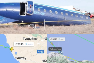 Euronews: “Qəzaya uğrayan təyyarə Trabzon hava limanına ikinci cəhddə enmişdi”