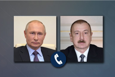 Vladimir Putin Prezident İlham Əliyevə zəng edib