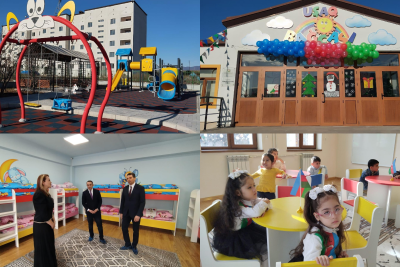 Xankəndi və Xocalıda yeni uşaq bağçaları fəaliyyətə başlayıb - FOTO