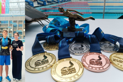 Azərbaycanlı üzgüçü Əbu-Dabidə 7 medal qazanıb
