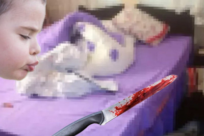 Şəmkirdə AİLƏ FACİƏSİ: 4 yaşında üzünə tüpürən kirvəsinin ailəsini DOĞRADI