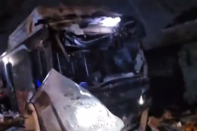 "Baku Bus"ın sürücüsü infarkt keçirdi, qəza törətdi - VİDEO