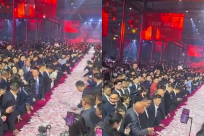 Çin şirkətindən işçilərinə bir neçə milyon dollarlıq lotoreya - VİDEO