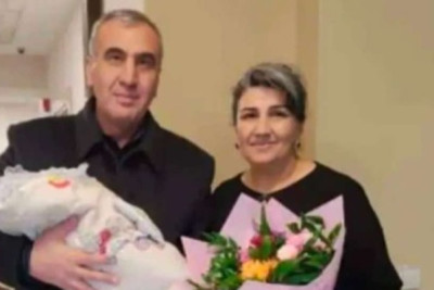 Şəhidin qardaşı dünyaya gəldi - FOTO