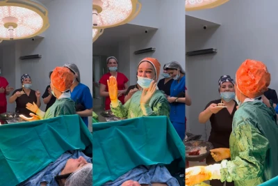 Həkim əməliyyat zamanı ad günü qeyd etdi - VİDEO