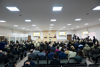 Sülh və insanlıq əleyhinə, müharibə və digər ağır cinayətlərdə təqsirləndirilən erməniəsilli şəxslərin məhkəməsi davam etdirilib - FOTO