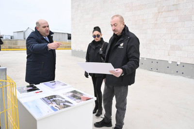 Prezident İlham Əliyev Ağdam rayonuna səfər edib, “Hilton Garden İnn” hotelində aparılan tikinti işləri ilə tanış olub - FOTO/YENİLƏNİB