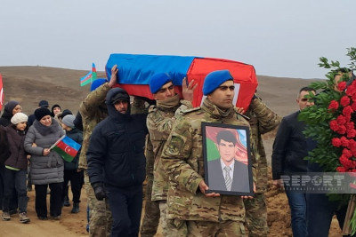 Cəbrayılda Birinci Qarabağ müharibəsinin şəhidi Müşfiq Quliyev dəfn edilib