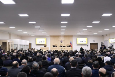 Azərbaycan xalqına qarşı çoxsaylı cinayətlərin törədilməsində təqsirləndirilən erməniəsilli şəxslərin məhkəməsi davam etdirilir