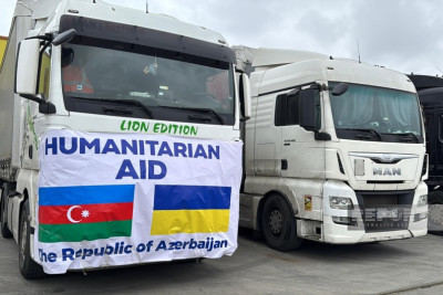 Azərbaycandan Ukraynaya növbəti humanitar yardım yola salınıb