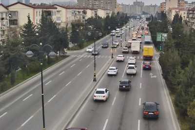 Bakıda bu yollarda sıxlıq var - SİYAHI