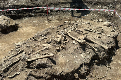 Ağdamda insan sümüklərinin qalıqları tapılıb