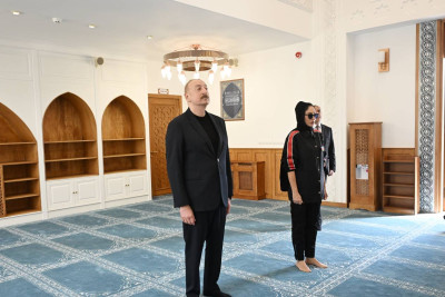 Ağdərə rayonunun Suqovuşan kəndində məscid istifadəyə verilib - FOTO