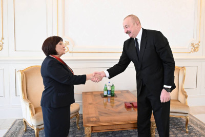 Sahibə Qafarova "Şərəf" ordeni ilə təltif edilib - FOTO