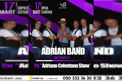 "Adrian Band" bu tarixdə Bakıda olacaq