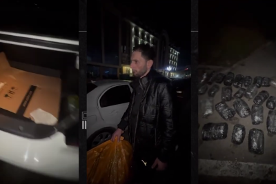 Bakıda avtomobildə İrandan göndərilən 32 kq narkotik aşkarlanıb - VİDEO