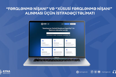 Sərnişin daşımaları həyata keçirənlərə fərqlənmə nişanları yalnız onlayn veriləcək