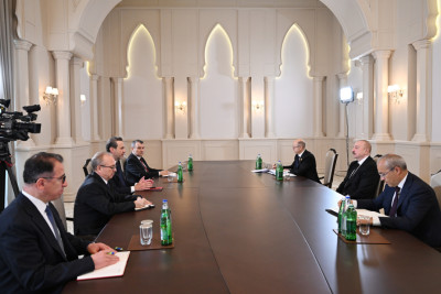 Prezident İlham Əliyev Türkiyənin enerji və təbii sərvətlər nazirini qəbul edib