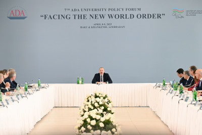 ADA Universitetində Prezident İlham Əliyevin iştirakı ilə "Yeni dünya nizamına doğru" mövzusunda beynəlxalq forum keçirilib - YENİLƏNİB + TAM MƏTN