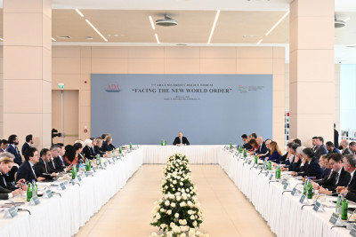 Prezident İlham Əliyev: "Biz bütün qonşularımızla, o cümlədən İranla yaxşı münasibətlərə malik olmaq istəyirik"