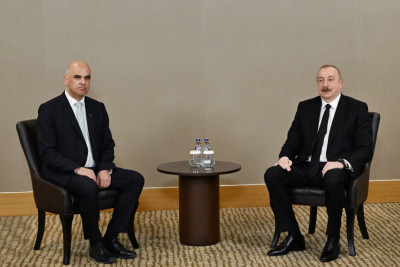 Prezident İlham Əliyevin Antalyada Avropa Şurasının Baş katibi Alen Berse ilə görüşü olub