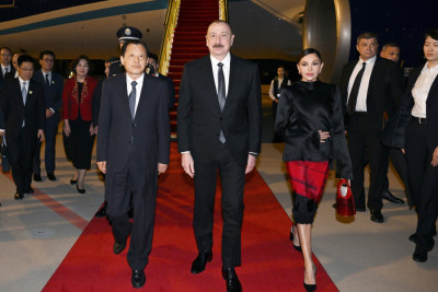 Prezident İlham Əliyev Çin Xalq Respublikasına dövlət səfərinə gedib