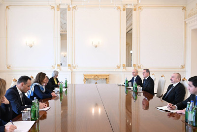 Prezident İlham Əliyev Sloveniyanın xarici işlər nazirini qəbul edib - YENİLƏNİB