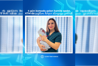 4 gün komada qalan hamilə qadın sağlam körpə dünyaya gətirdi