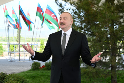 Prezident İlham Əliyev: "Bu gün Kəngərlinin timsalında yeniləşən Azərbaycanı görürük, bərpa olunan Qarabağı görürük"