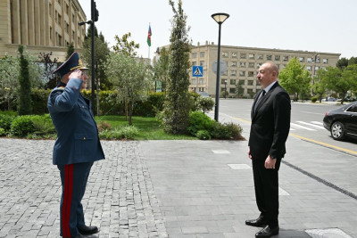 Prezident İlham Əliyev DGK-nın yeni inzibati binasının açılışında iştirak edib