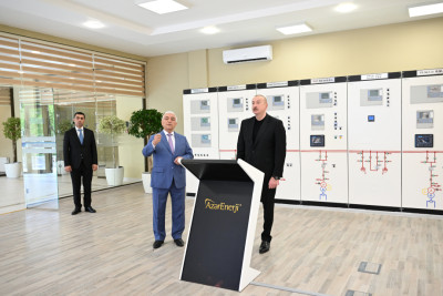 “Yevlax” qovşaq yarımstansiyasının, Regional Təlim-Tədris və Laboratoriya Mərkəzinin açılışı olub - FOTO