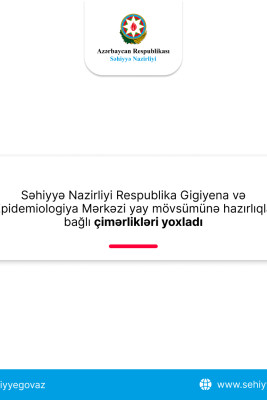 Səhiyyə Nazirliyi yay mövsümünə hazırlıqla bağlı çimərlikləri yoxladı