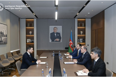 Ceyhun Bayramov Azərbaycandakı diplomatik fəaliyyəti başa çatan İsrail səfirini qəbul edib