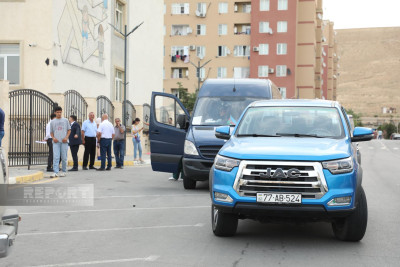 Cəbrayıl şəhərinə yola salınan növbəti köç karvanından FOTOLAR