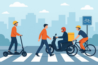 Yol polisi skuter, moped və velosiped sürücülərinə çağırış edib