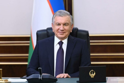 Özbəkistan Prezidenti Azərbaycana dövlət səfərinə gəlib