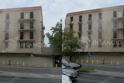 Bakıda “Naxçıvan” hoteli sökülür – təhlükəsizlik tədbirləri yox dərəcəsindədir