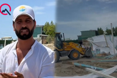 Qazinin çimərlikdəki obyektini niyə söküblər? - Rəsmi açıqlama