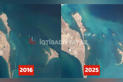 Xəzərdəki bu ada Abşerona birləşəcək - AÇIQLAMA