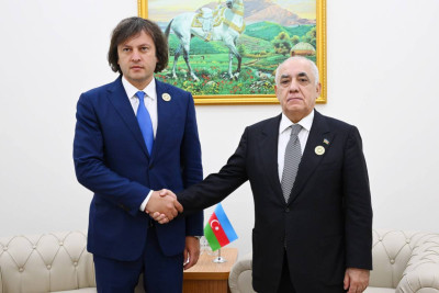 Azərbaycan və Gürcüstan Baş nazirləri görüşüb