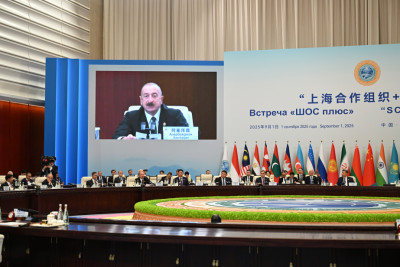 Prezident: "Azərbaycan Çinin qlobal inkişaf və qlobal təhlükəsizlik təşəbbüslərini dəstəkləyib"