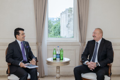 Prezident İlham Əliyev ICESCO-nun Baş direktorunu qəbul edib - YENİLƏNİB
