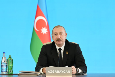 Qəbələdə Türk Dövlətləri Təşkilatının Dövlət Başçıları Şurasının 12-ci Zirvə Görüşü keçirilib, Prezident İlham Əliyev tədbirdə çıxış edib