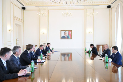 Prezident İlham Əliyev Xorvatiya parlamentinin nümayəndə heyətini qəbul edib