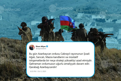 5 oktyabr 2020 – Azərbaycan Ordusu Cəbrayılda İRƏLİLƏYİR