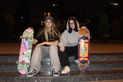 Bütün ölkəyə cəmi beş qız: Azərbaycanda qadın skeytbordu - idmançılarla MÜSAHİBƏ + FOTO