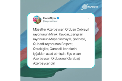Vətən müharibəsinin 39-cu günü: Azərbaycan Ordusunun tarixi irəliləyişi