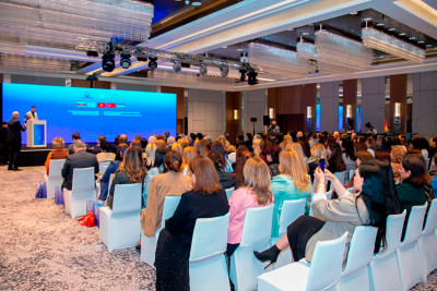 Səhiyyə naziri “Türk Dövlətləri Təşkilatına üzv ölkələrin Tibb bacısı və Mamalıq sahələri üzrə I Beynəlxalq elmi-praktik konfransı”nda çıxış edib - FOTO