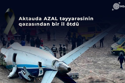 AZAL-a məxsus sərnişin təyyarəsinin Aktauda qəzaya uğramasından bir il ötür